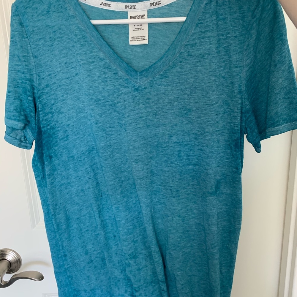 Blue PINK v-neck